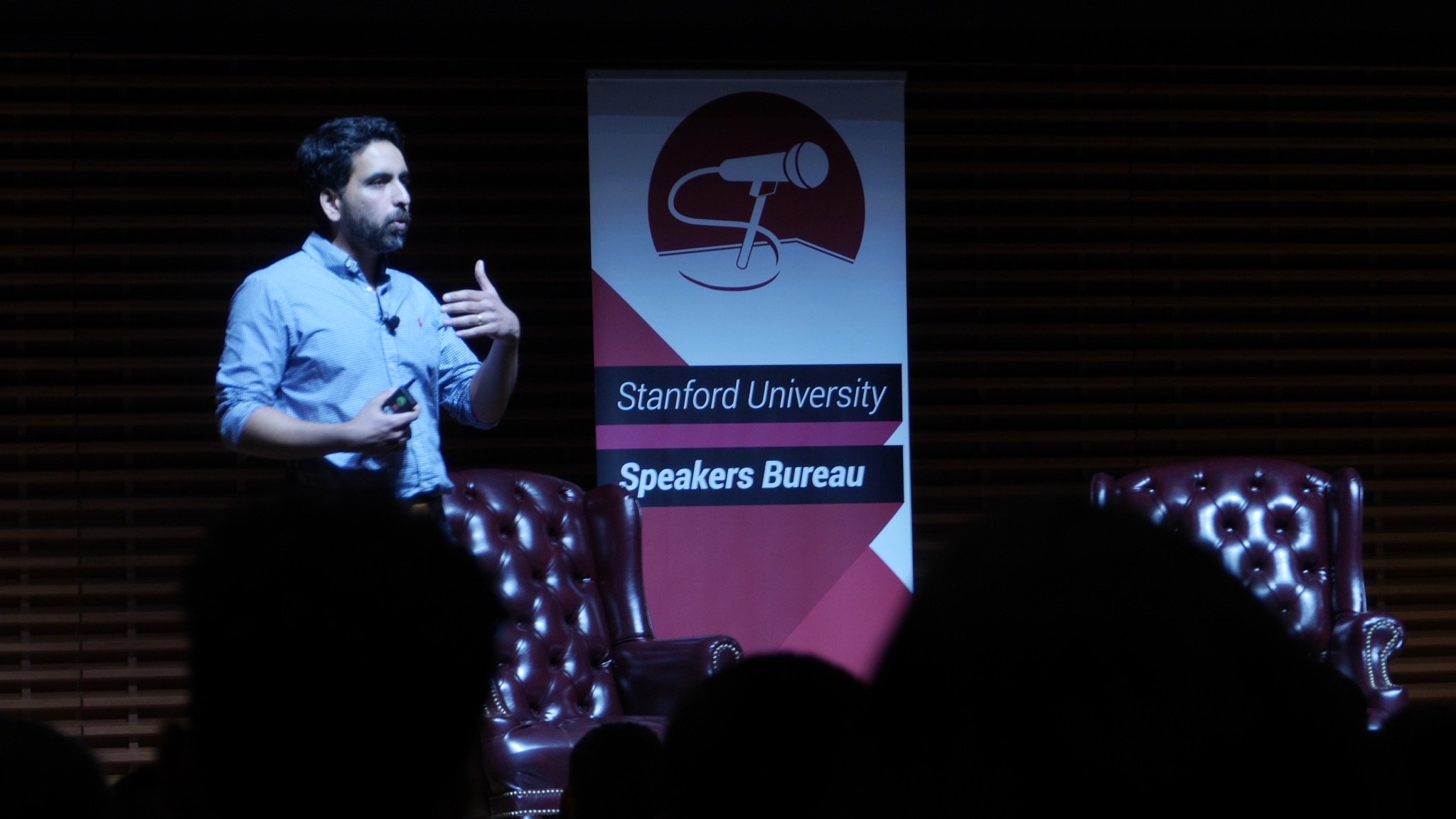 Sal Khan speaking at Stanford University from Stanford Speakers Bureau (SSB)