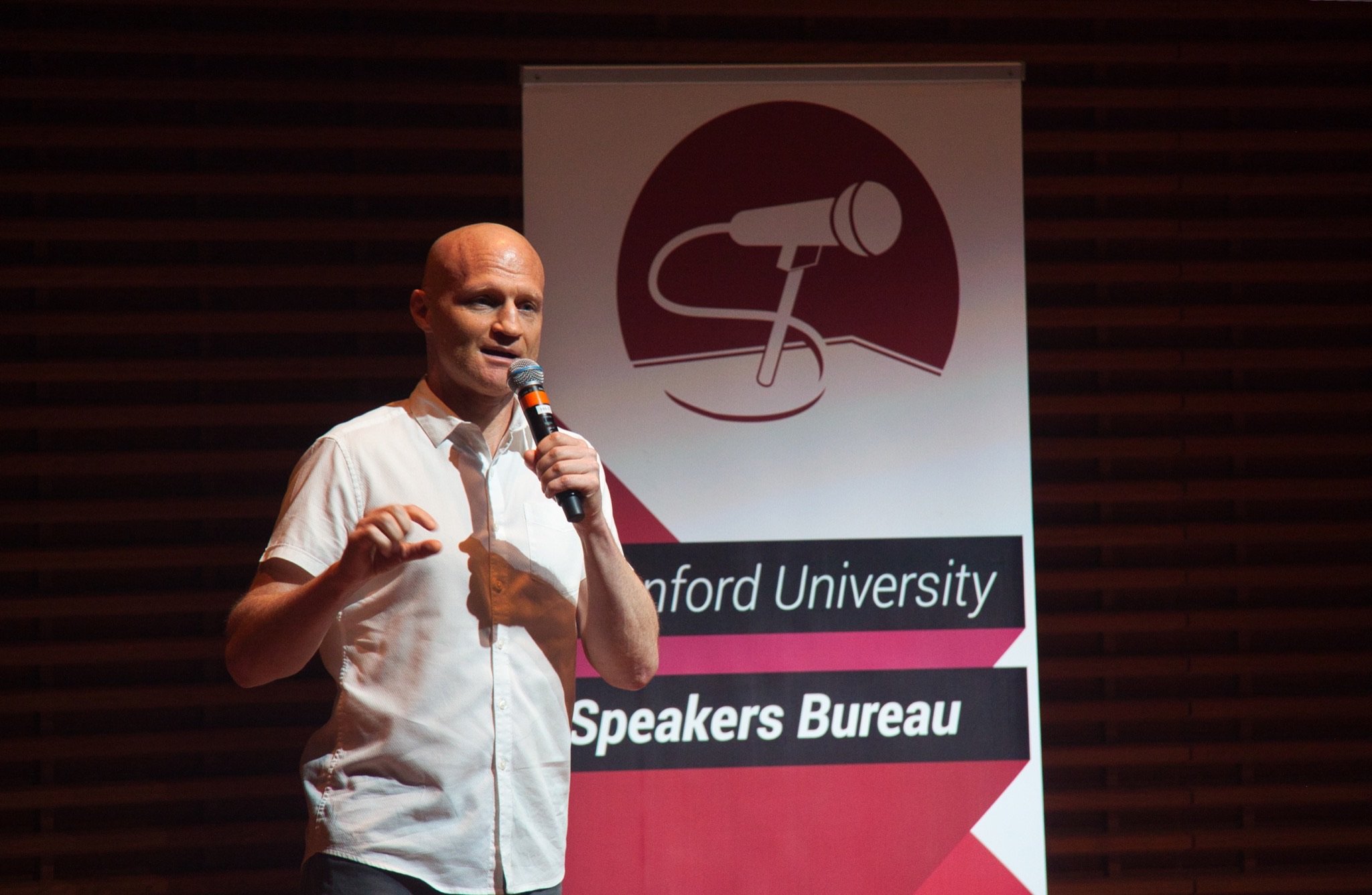 Scott Dikkers speaking at Stanford University from Stanford Speakers Bureau (SSB)